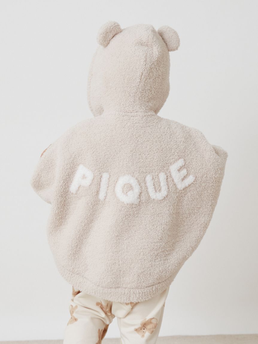GELATO PIQUE KIDS & BABY「【ONLINE限定カラーあり】【BABY】パウダーベアポンチョ」|その他ベビーウェア|