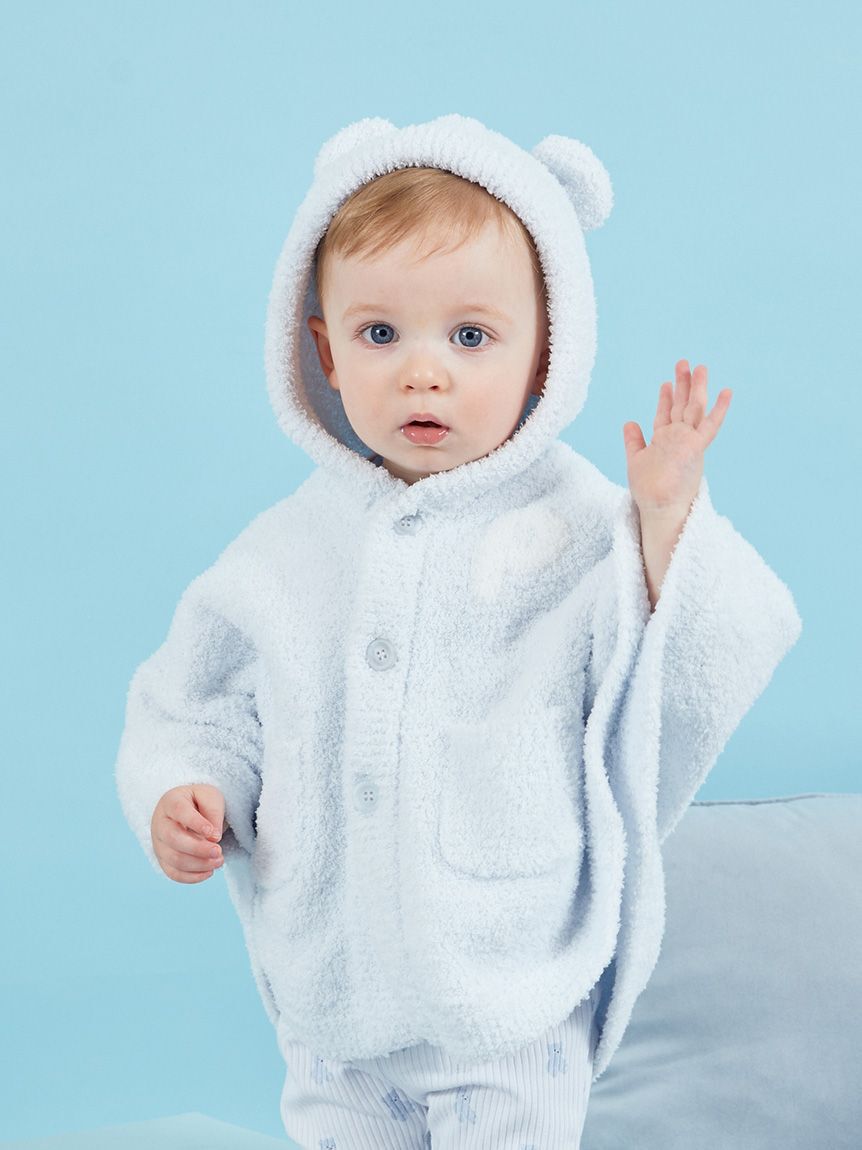 GELATO PIQUE KIDS & BABY「【ONLINE限定カラーあり】【BABY】パウダーベアポンチョ」|その他ベビーウェア|BLU