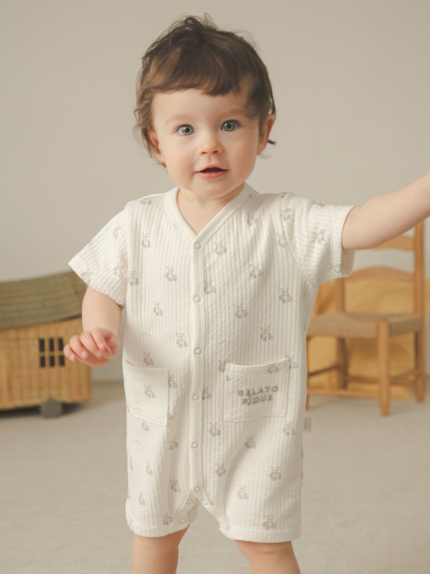 GELATO PIQUE KIDS & BABY「【BABY】ぬいぐるみ柄ロンパース」|ロンパース|OWHT