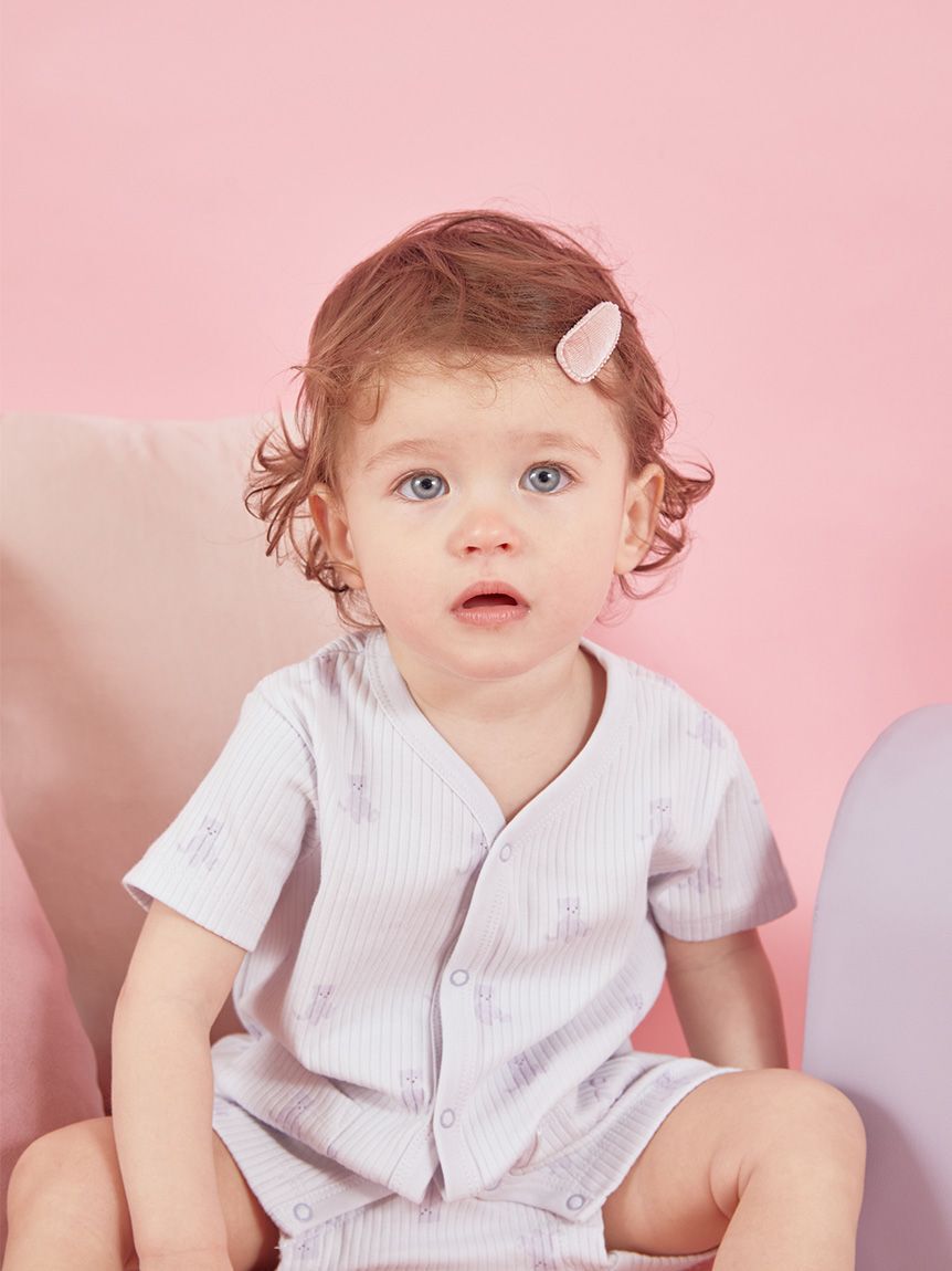 GELATO PIQUE KIDS & BABY「【BABY】ぬいぐるみ柄ロンパース」|ロンパース|