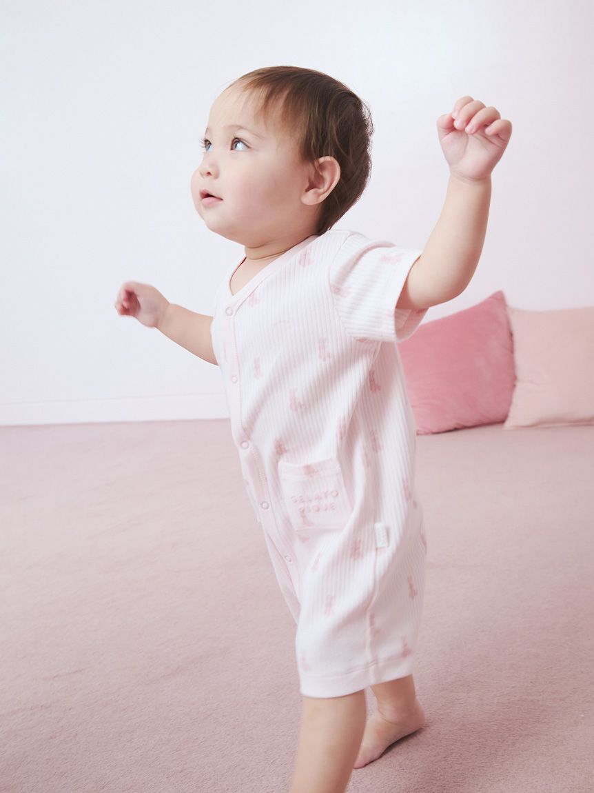 GELATO PIQUE KIDS & BABY「【BABY】ぬいぐるみ柄ロンパース」|ロンパース|