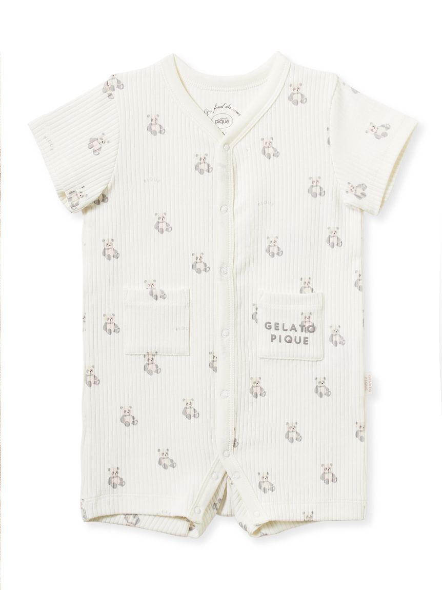GELATO PIQUE KIDS & BABY「【BABY】ぬいぐるみ柄ロンパース」|ロンパース|