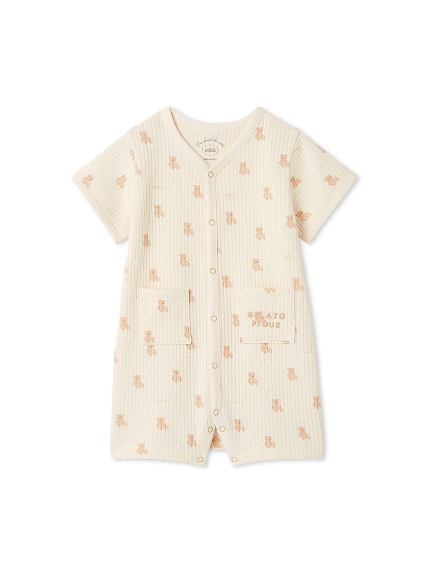 GELATO PIQUE KIDS & BABY「【BABY】ぬいぐるみ柄ロンパース」|ロンパース|