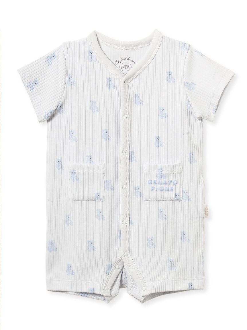 GELATO PIQUE KIDS & BABY「【BABY】ぬいぐるみ柄ロンパース」|ロンパース|