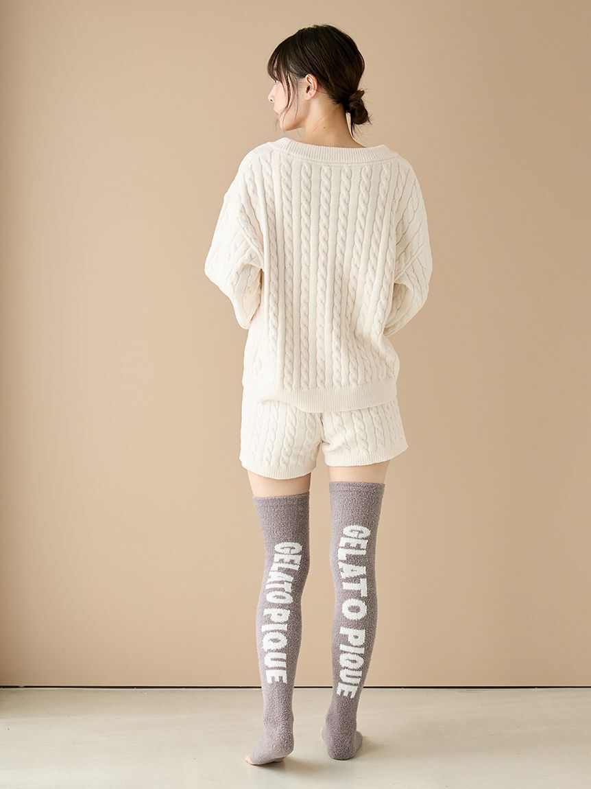 gelato pique Sleep「【トラベルグッズ】【Sleep】ロゴジャガード着圧ソックス」|その他|