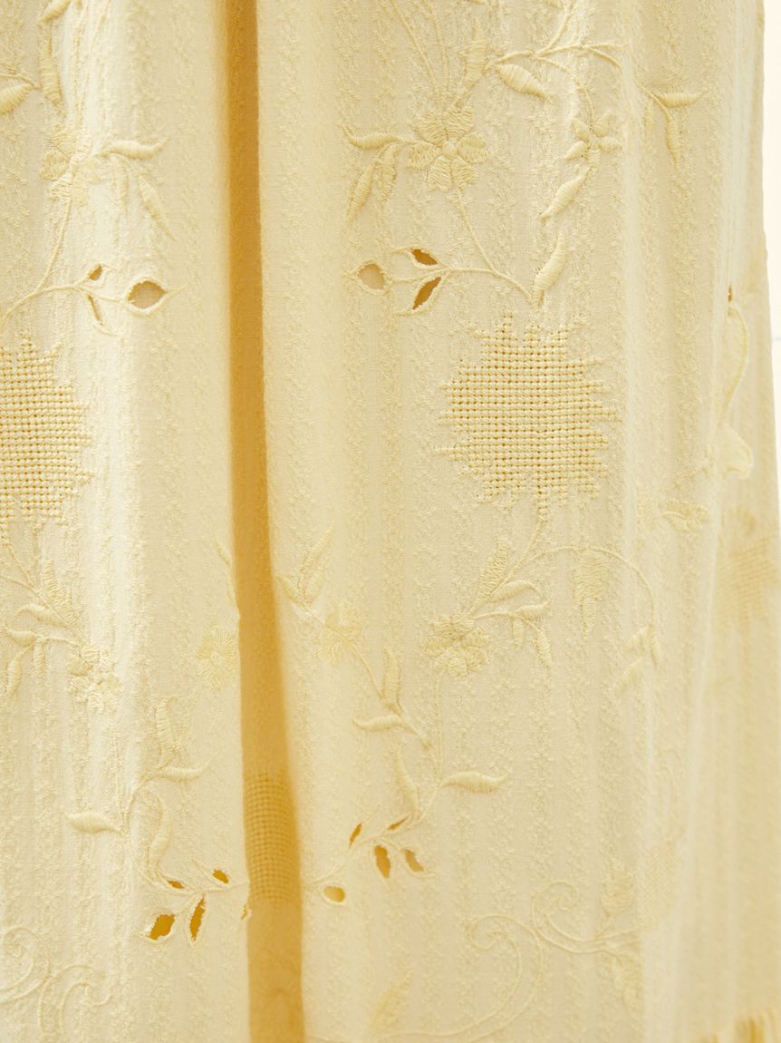 SNIDEL「フラワーエンブロイダリーマキシワンピース」|ワンピース|