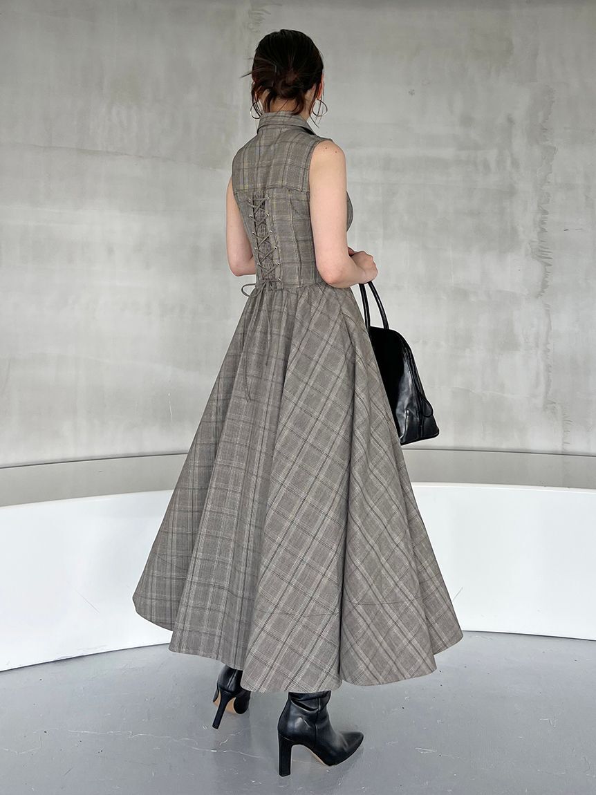 SNIDEL「Sustainableコルセットディテールシャツワンピース」|ワンピース|