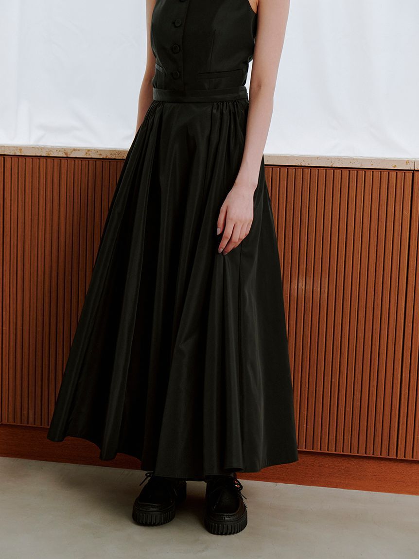 SNIDEL「キャミジレセットスカート」|ワンピース|