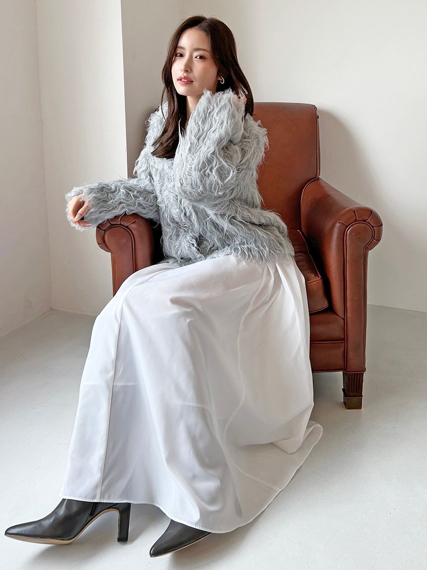 SNIDEL「キャミジレセットスカート」|ワンピース|