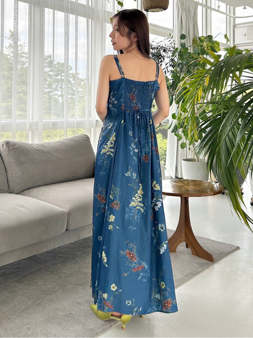 FRAY I.D「【00サイズ】ボタニカルプリントキャミソールワンピース／ウォッシャブル」|ワンピース|