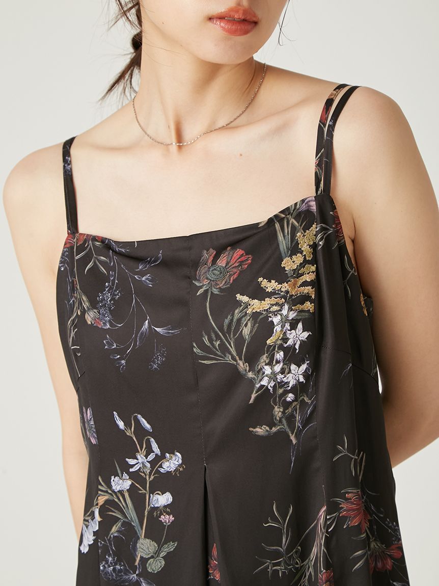 FRAY I.D「【00サイズ】ボタニカルプリントキャミソールワンピース／ウォッシャブル」|ワンピース|