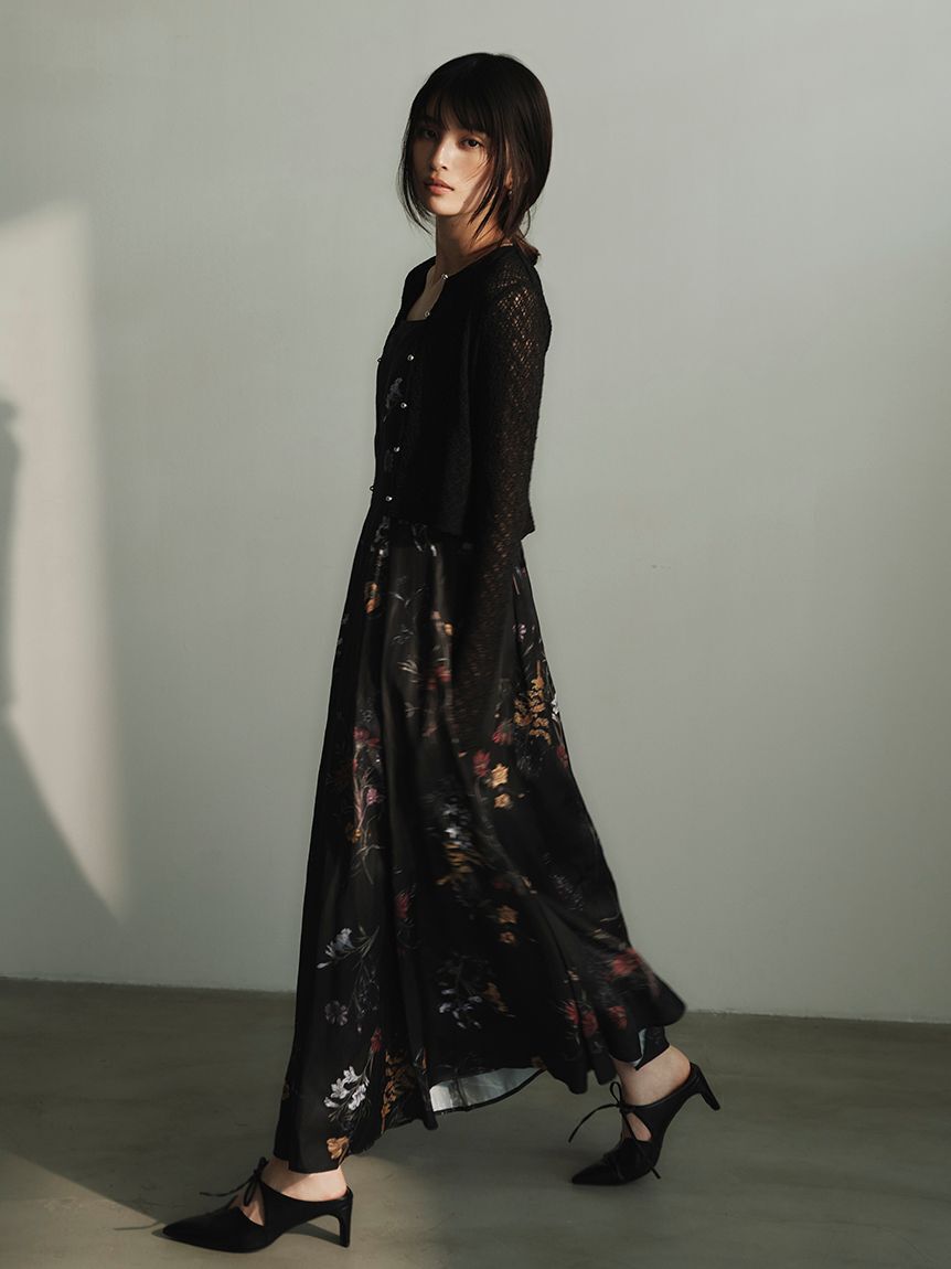 FRAY I.D「【00サイズ】ボタニカルプリントキャミソールワンピース／ウォッシャブル」|ワンピース|