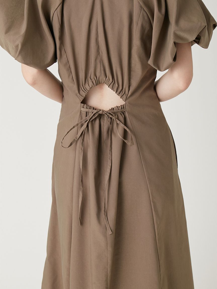 FRAY I.D「【00サイズあり】ボリュームパフスリーブワンピース」|ワンピース|