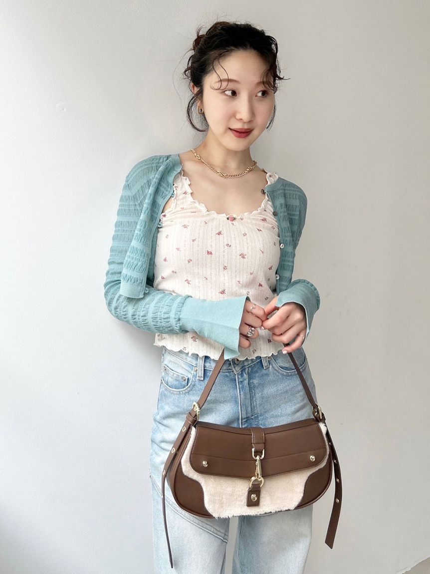 LILY BROWN Lingerie「【LILY BROWN Lingerie】コットンフリルタンク」|タンクトップ|