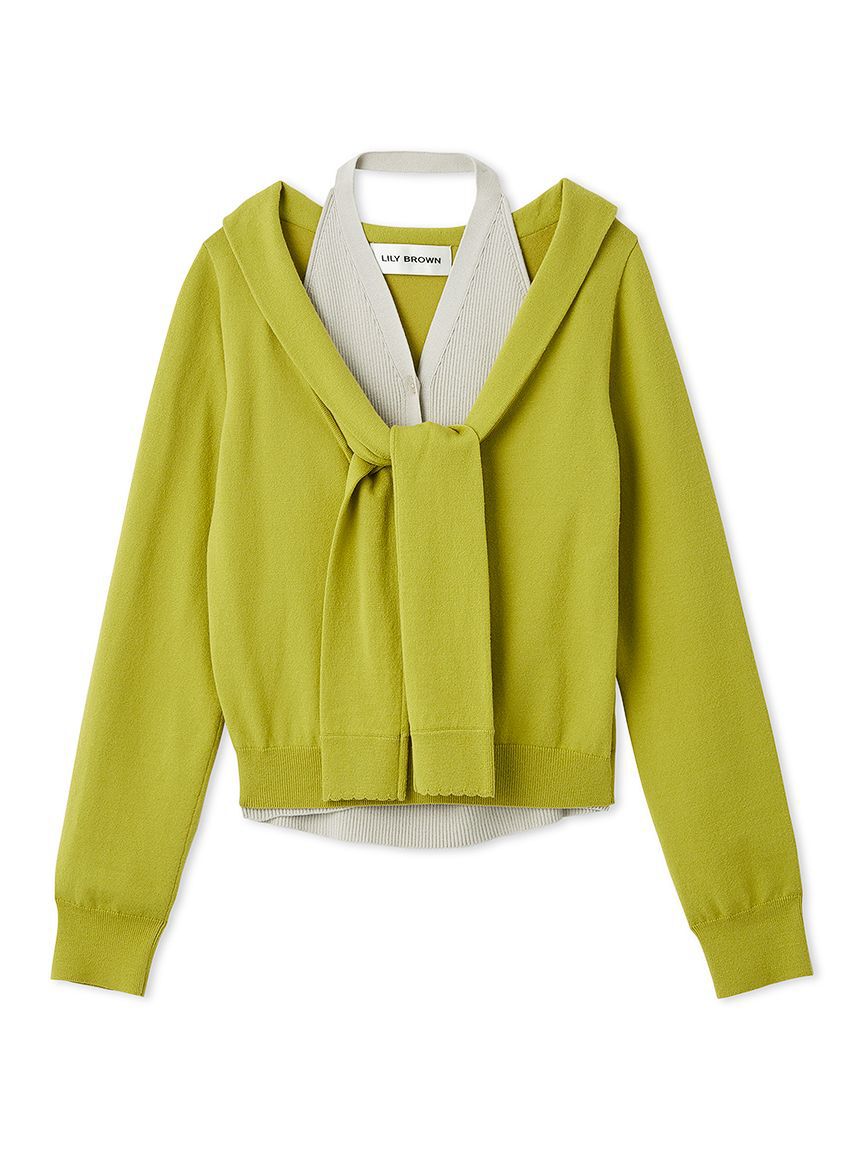 LILY BROWN「レイヤードディテールニットセット」|ニット・セーター|