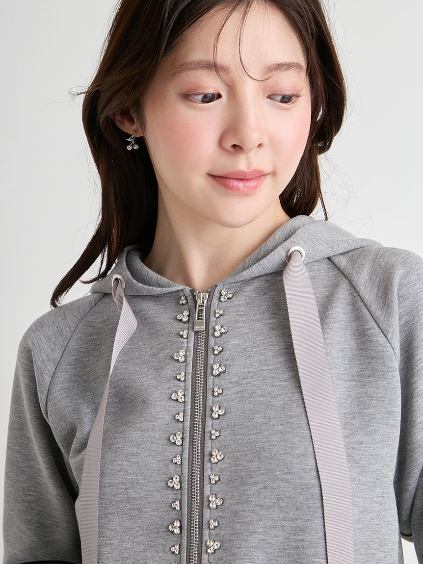 CELFORD「【UVカット】【洗える】フロントビシューフーディー」|パーカー|