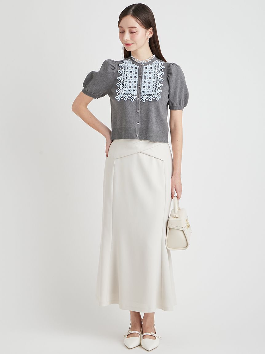 CELFORD「ビブヨークレースカーディガン」|カーディガン|