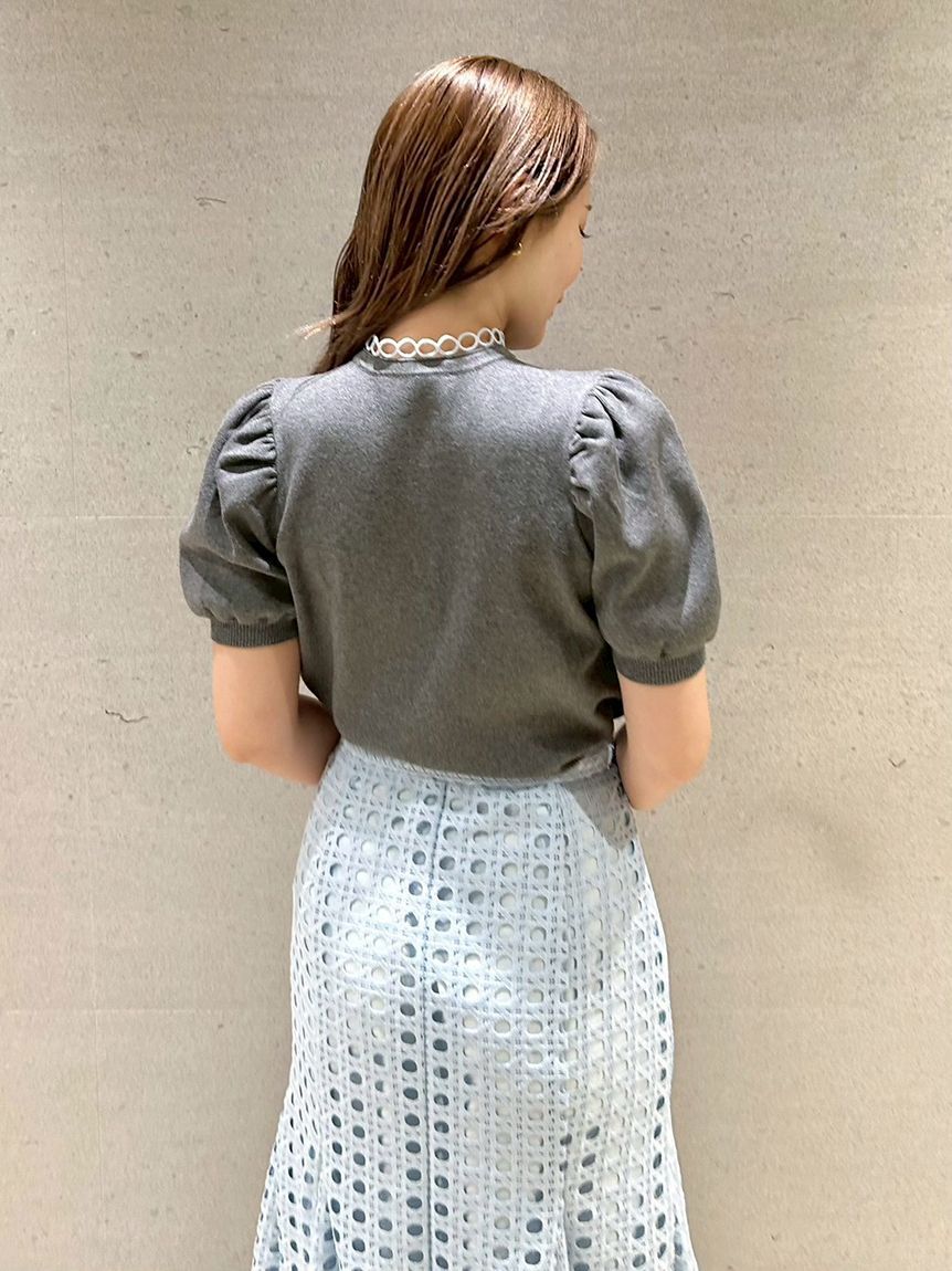 CELFORD「ビブヨークレースカーディガン」|カーディガン|