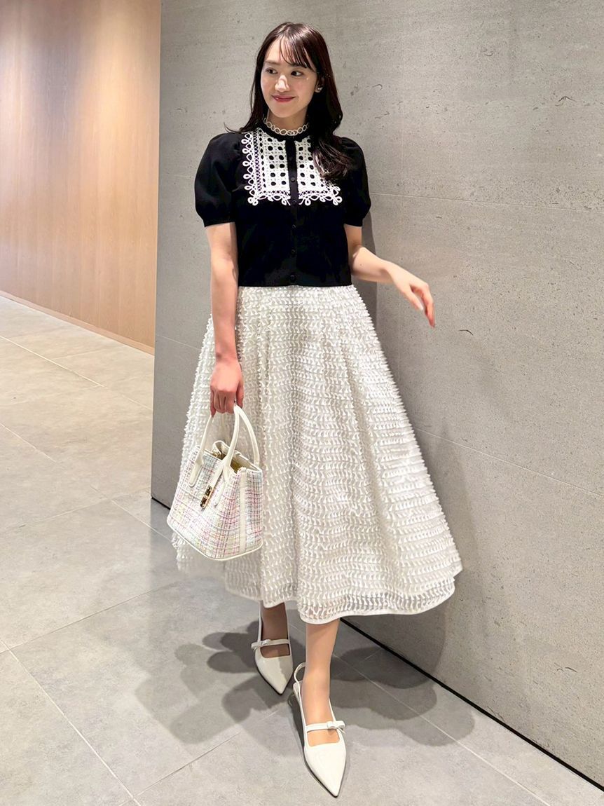 CELFORD「ビブヨークレースカーディガン」|カーディガン|