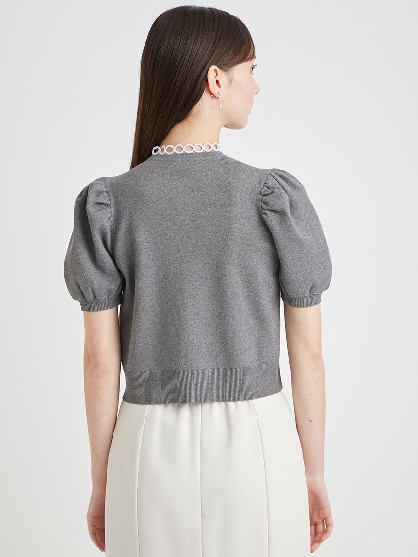 CELFORD「ビブヨークレースカーディガン」|カーディガン|