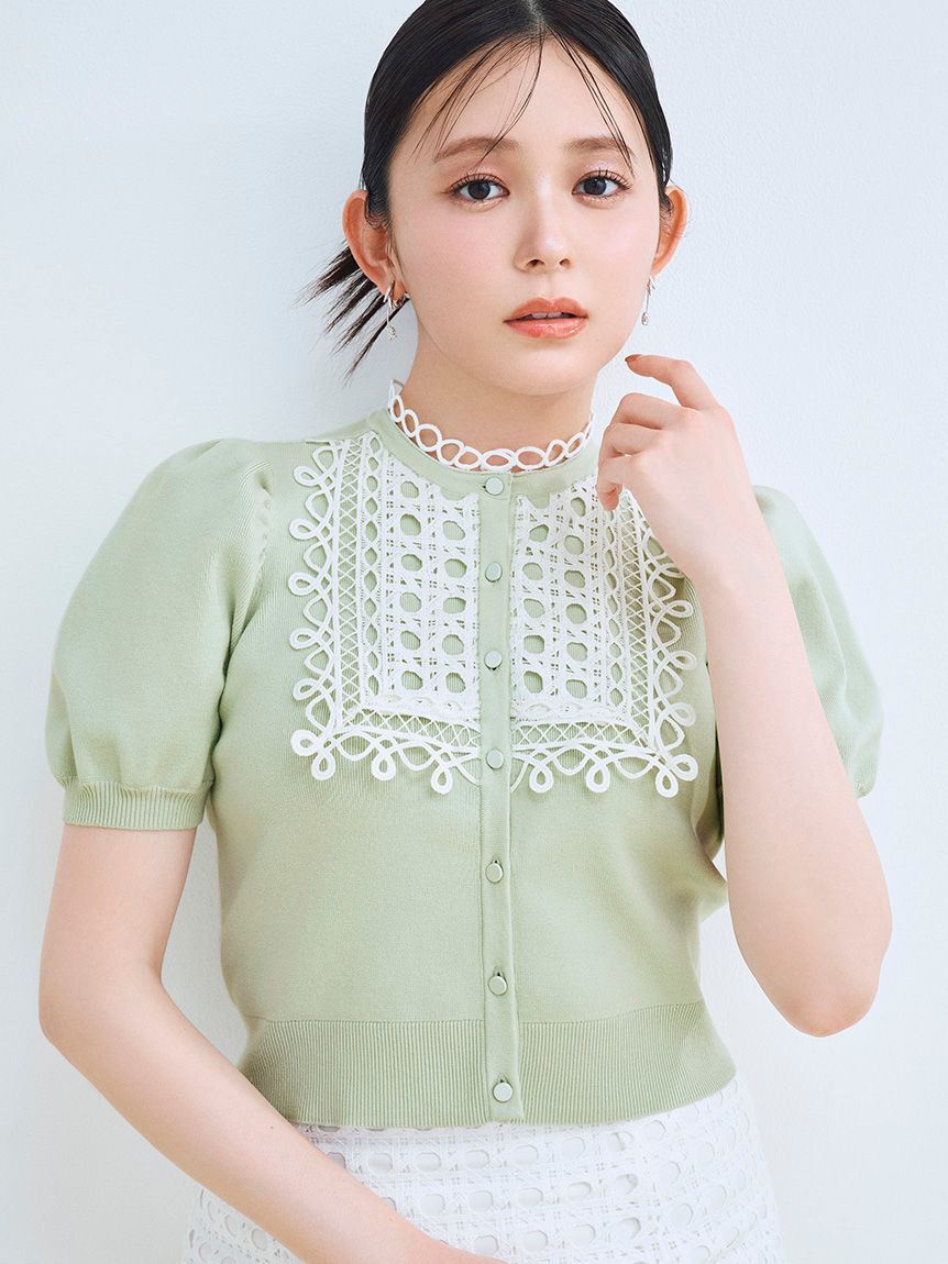 CELFORD「ビブヨークレースカーディガン」|カーディガン|MNT