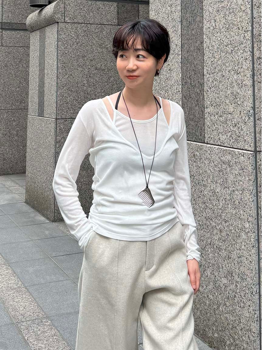 styling/「【MILLER&times;styling/】レイヤード2WAYトップ」|Tシャツ・カットソー|