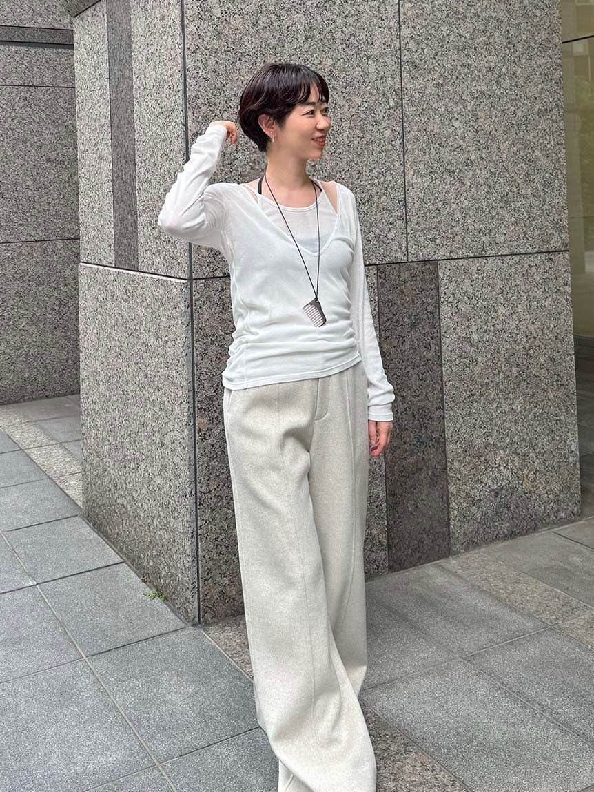 styling/「【MILLER&times;styling/】レイヤード2WAYトップ」|Tシャツ・カットソー|