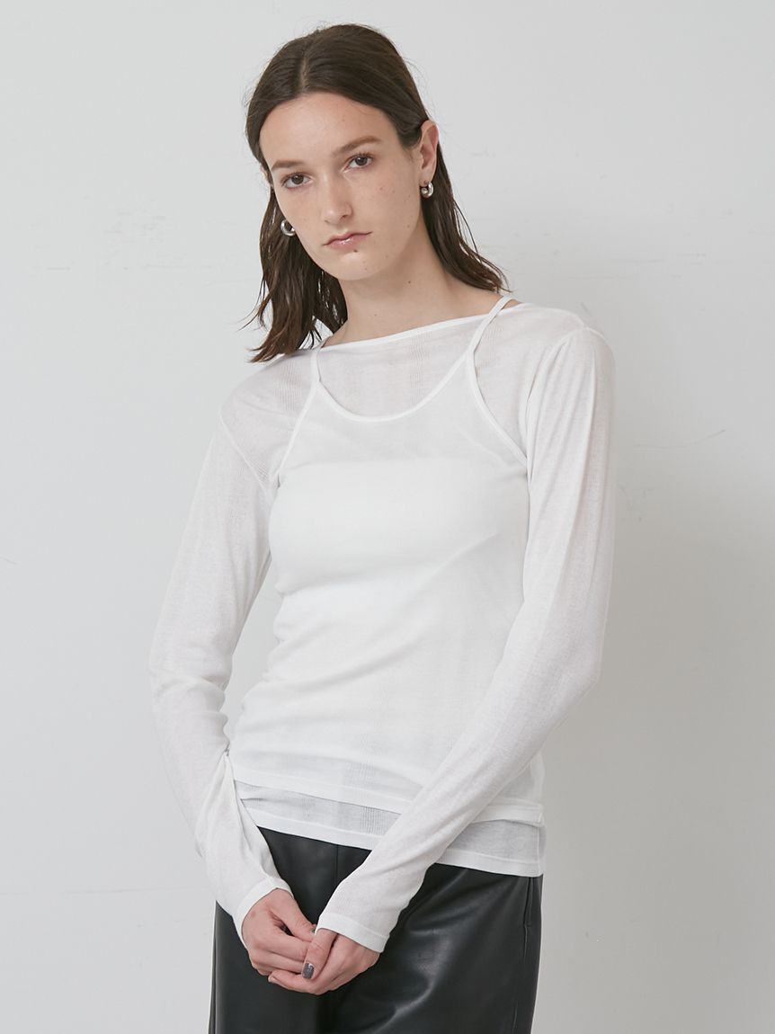 styling/「【MILLER&times;styling/】レイヤード2WAYトップ」|Tシャツ・カットソー|