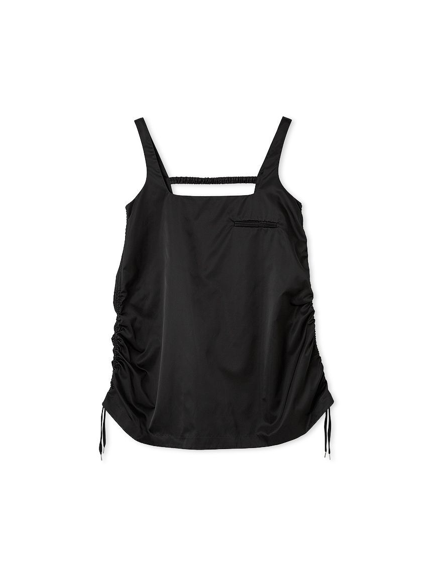 styling/「【セットアップ対応】ナイロンフレアロングトップス」|Tシャツ・カットソー|