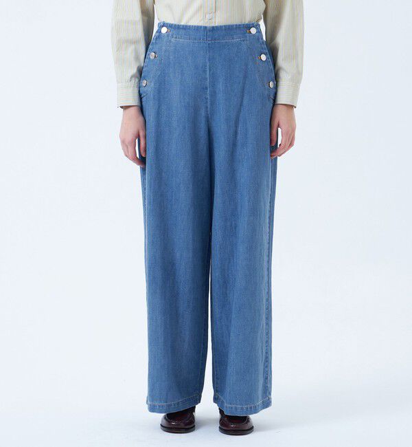 MACKINTOSH PHILOSOPHY「コットンリネンデニムマリンパンツ」|デニム|