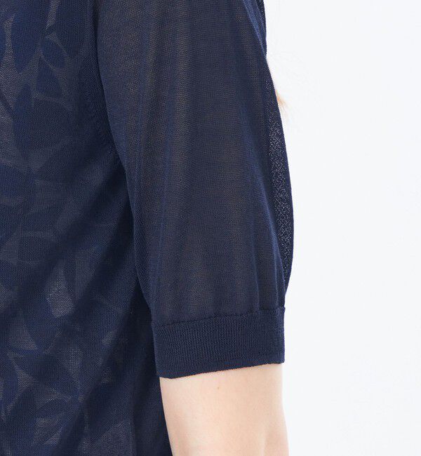 MACKINTOSH PHILOSOPHY「【Heavenly Sheer Knit】 ハーフスリーブカーディガン」|ニット・セーター|