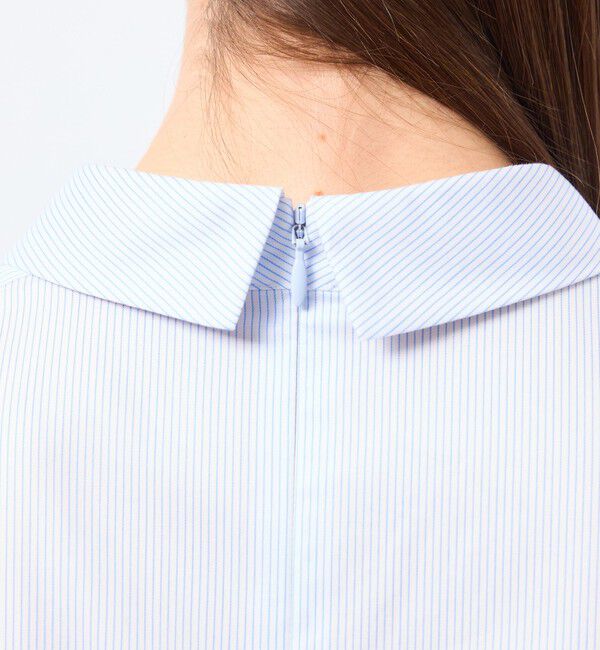 MACKINTOSH PHILOSOPHY「コットンサテンロールカラーブラウス」|シャツ・ブラウス|