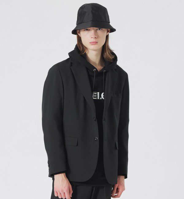  「トロピカルワイドジャケット」|テーラードジャケット|ブラック