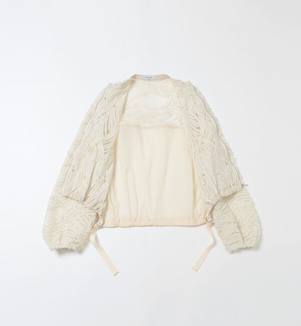  「エンブロイダリーチュールブルゾン」|ブルゾン・スタジャン|