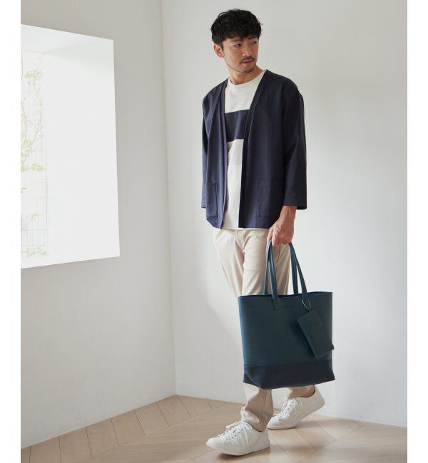 ikka「バイカラーシュリンクトートバッグ」|その他|