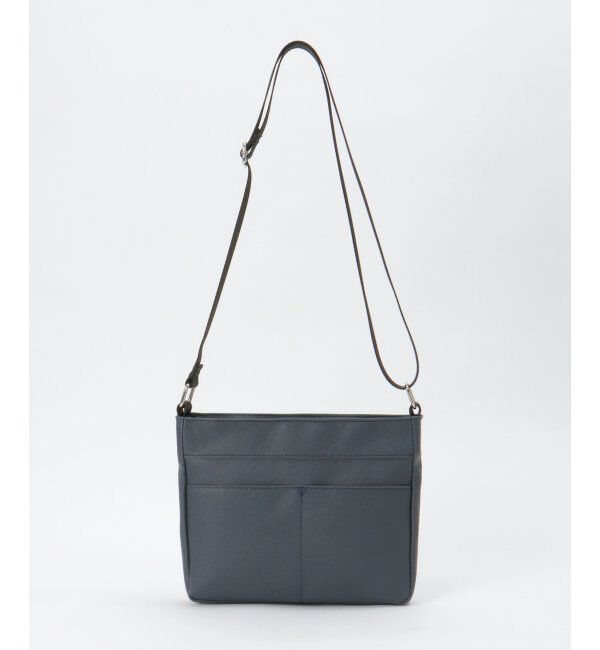 ikka「レザータッチサフィアーノショルダー」|その他|ダークネイビー