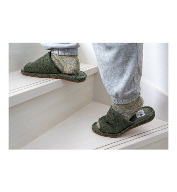 TOKYO DESIGN CHANNEL「yori パイル外縫いスリッパ L」|ルームシューズ|