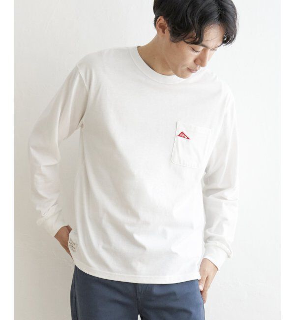 ikka「URBAN NATURE LIF ロゴワッペンポケロンT」|Tシャツ・カットソー|オフホワイト