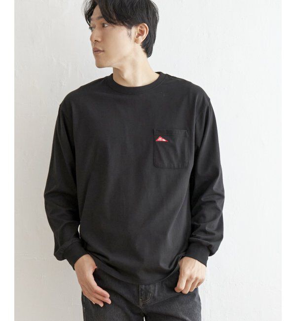 ikka「URBAN NATURE LIF ロゴワッペンポケロンT」|Tシャツ・カットソー|ブラック