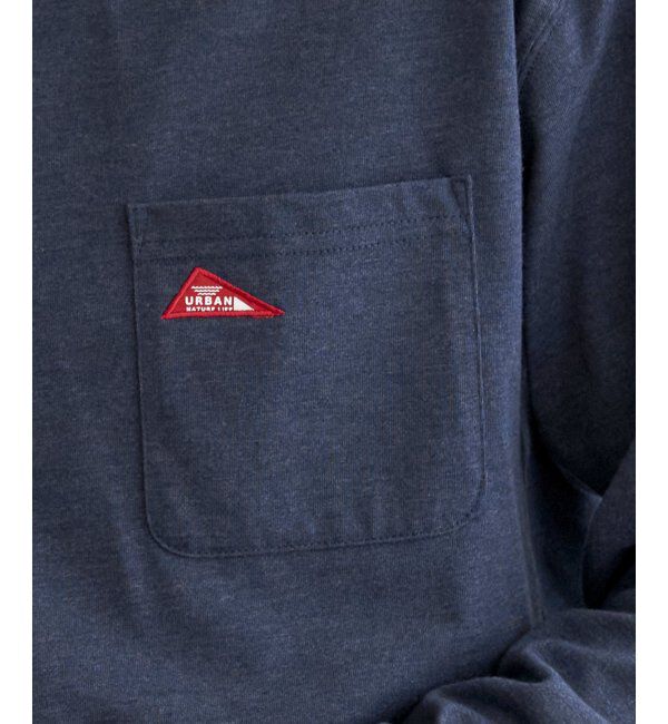 ikka「URBAN NATURE LIF ロゴワッペンポケロンT」|Tシャツ・カットソー|