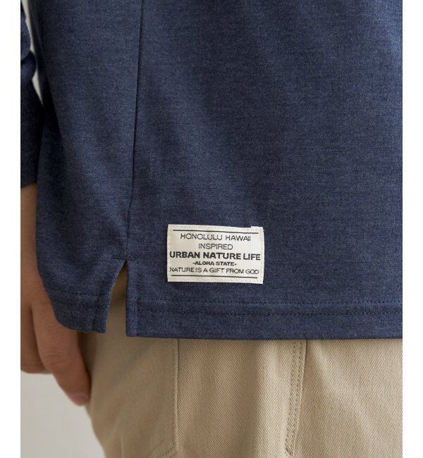 ikka「URBAN NATURE LIF ロゴワッペンポケロンT」|Tシャツ・カットソー|