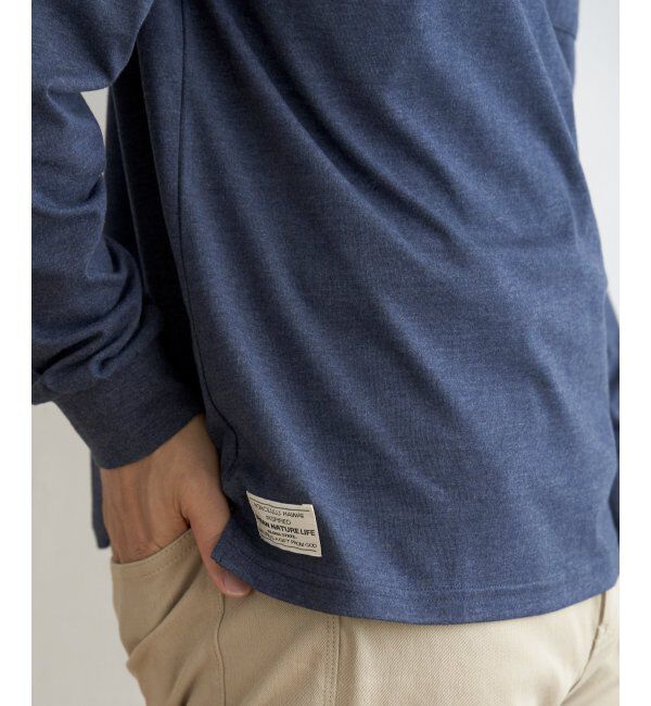 ikka「URBAN NATURE LIF ロゴワッペンポケロンT」|Tシャツ・カットソー|