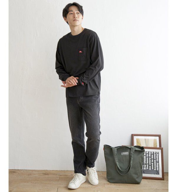 ikka「URBAN NATURE LIF ロゴワッペンポケロンT」|Tシャツ・カットソー|