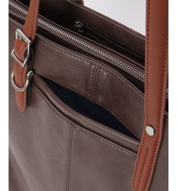 ikka「GPレザータッチトートバッグ」|その他|