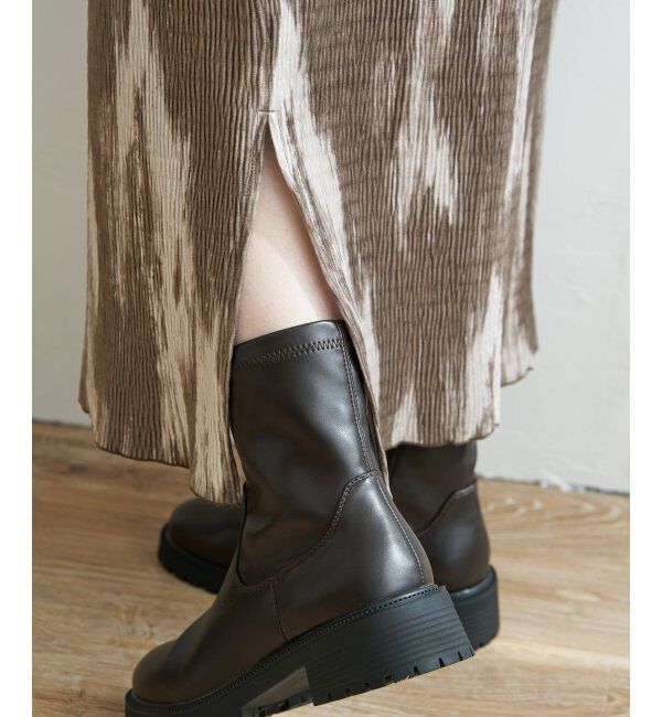 ikka「ベロアプリーツスカート」|スカート|