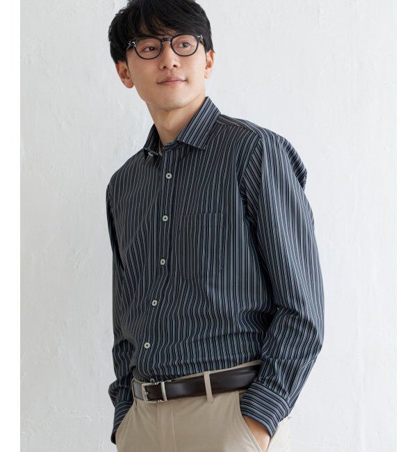 IKKA LOUNGE「GOKU楽ワークスイスカラーシャツ」|シャツ・ブラウス|