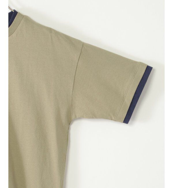 ikka kids「襟袖フェイクBIGTシャツ（120~160cm）」|Tシャツ・カットソー|