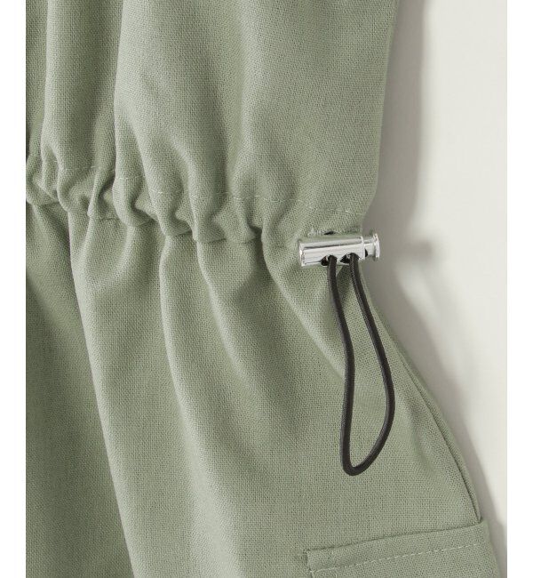 ikka kids「麻混サイドポケドロストワンピース（120~160cm）」|スカート|