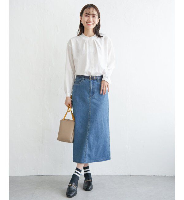 ikka「襟フリル2WAYブラウス」|シャツ・ブラウス|