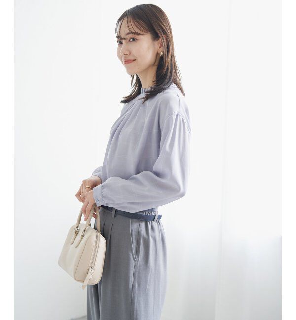 ikka「襟フリル2WAYブラウス」|シャツ・ブラウス|